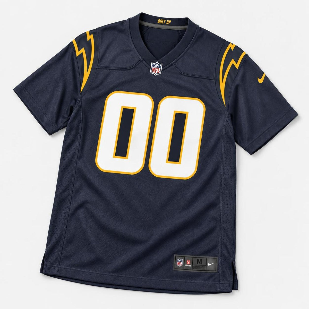 Navy Bolt Football Jersey – Custom Name and Number - 3