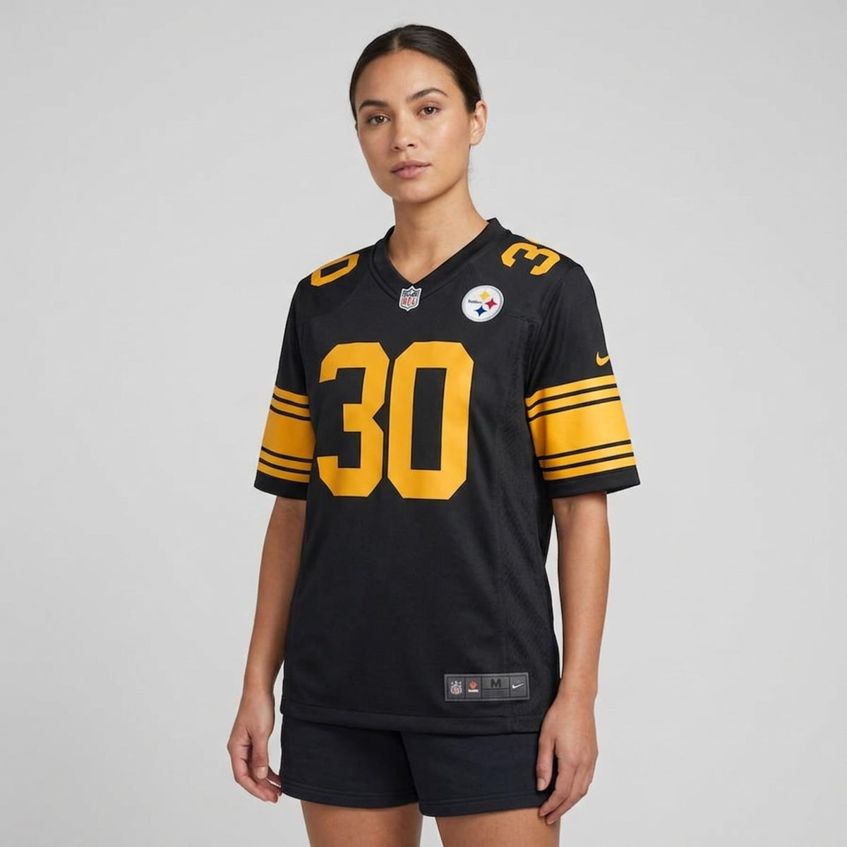 Warren 30 Pittsburgh Football Jersey - 5