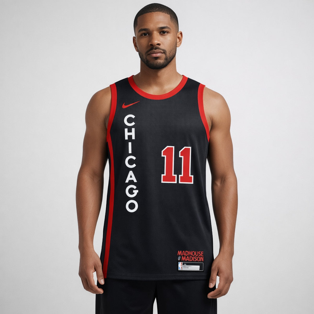 DeRozan 11 Chicago Black Basketball Jersey - 4