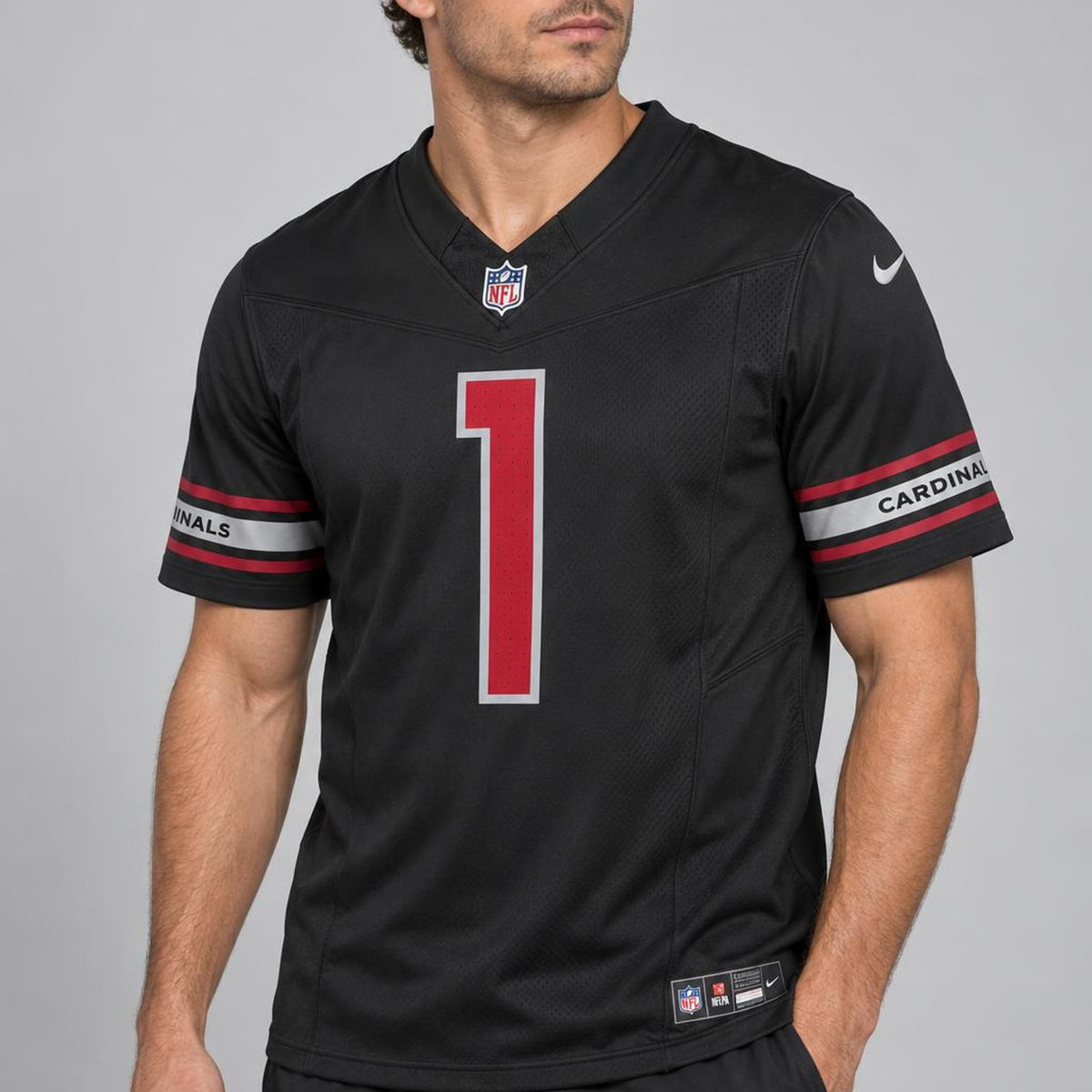 Murray 1 Black Football Jersey - 4