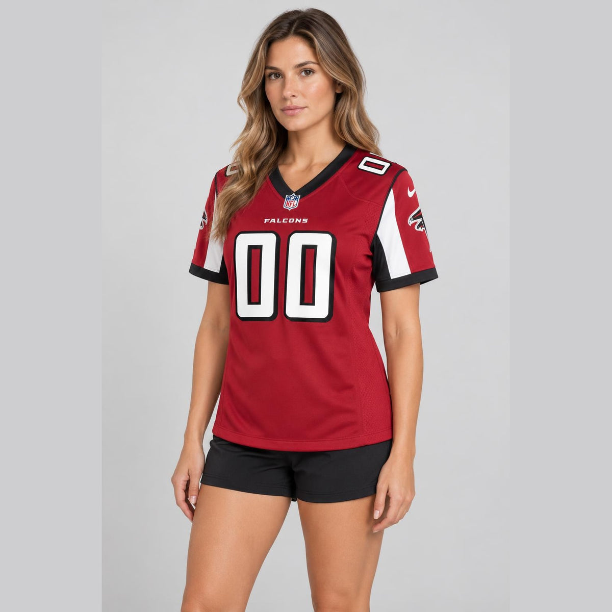 Red Atl Football Jersey - Custom Name and Number - 4