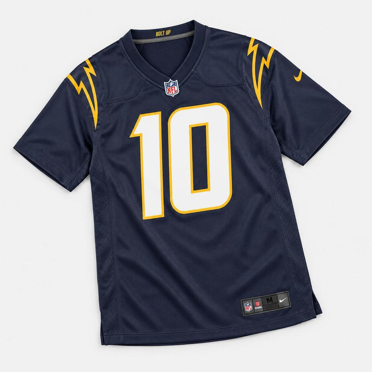 Herbert 10 Navy Football Jersey - 3