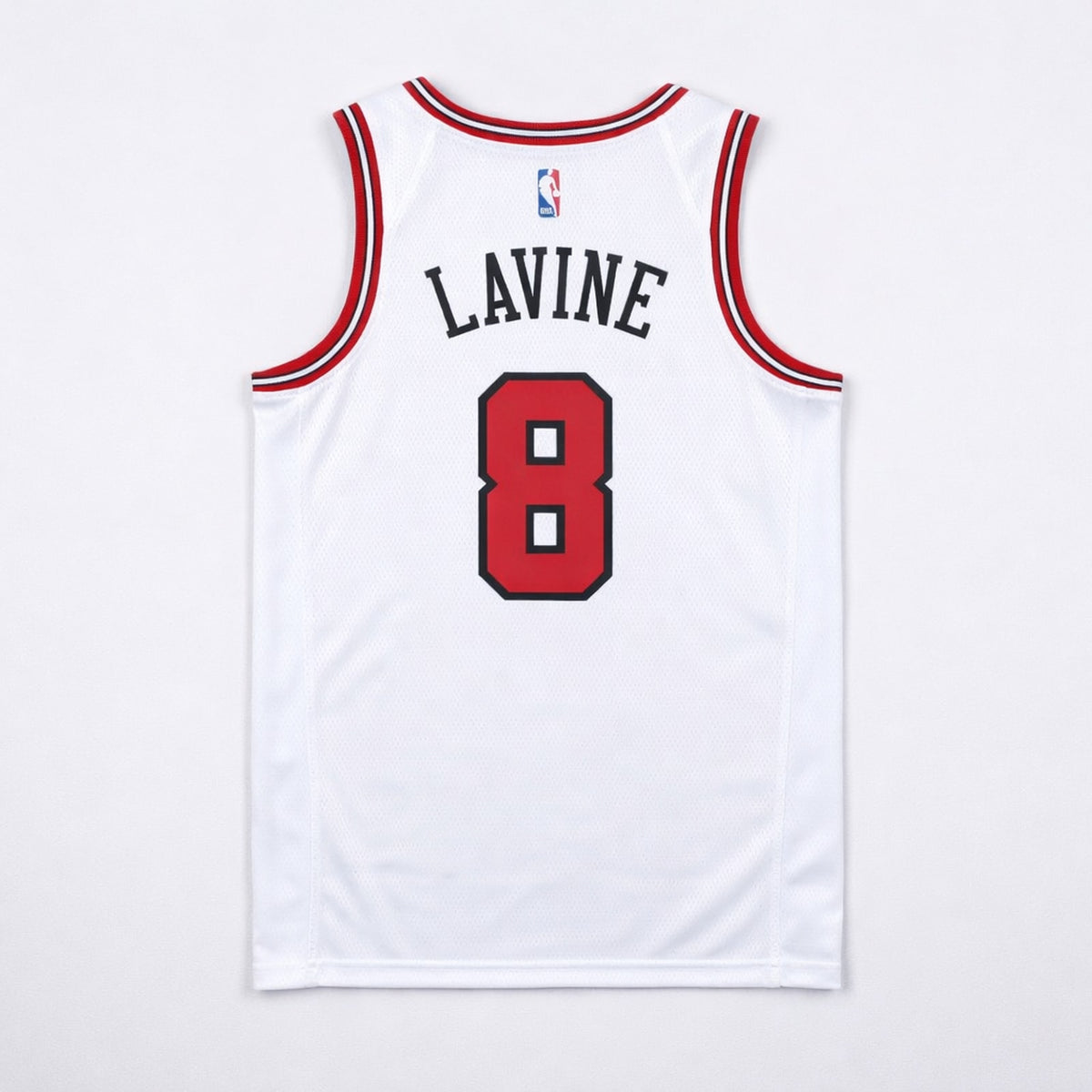Lavine 8 Bulls White Basketball Jersey - 2