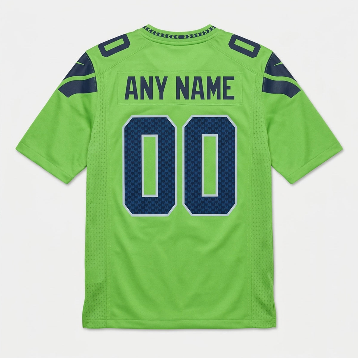 Neon Green Football Jersey – Custom Name and Number - 2