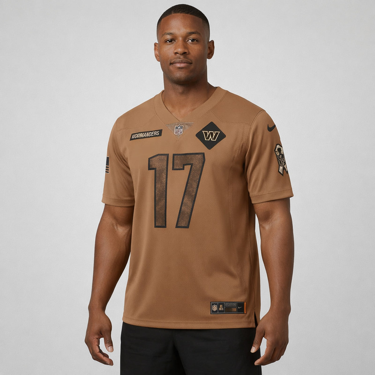 McLaurin 17 Washington Brown Football Jersey - 4