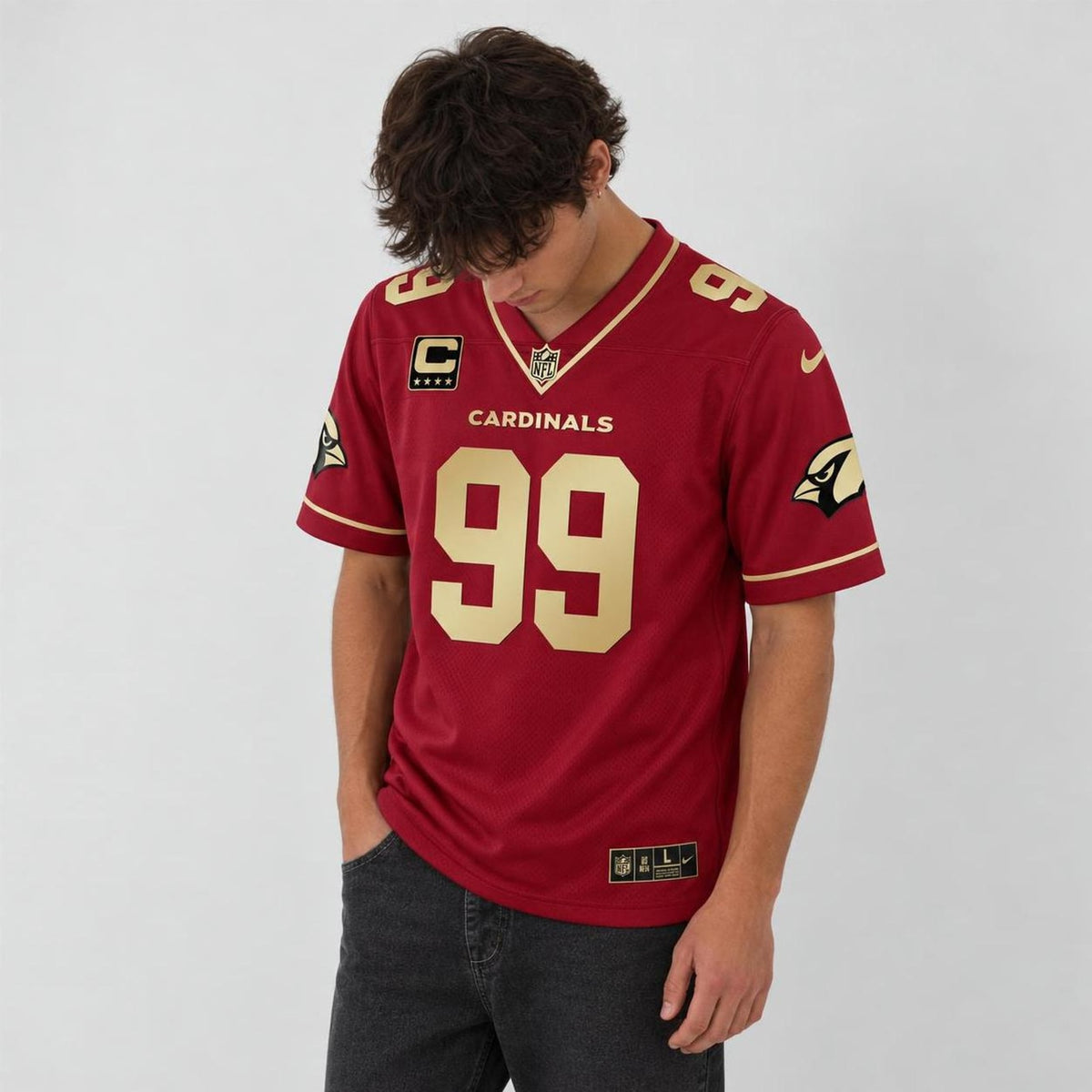 Watt 99 Cardinals Football Jersey - 3