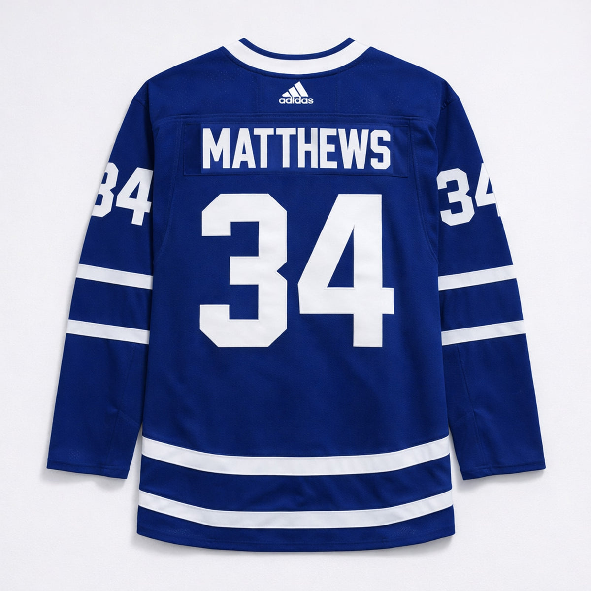 Matthews 34 Toronto Maple Leafs Blue Hockey Jersey - 2