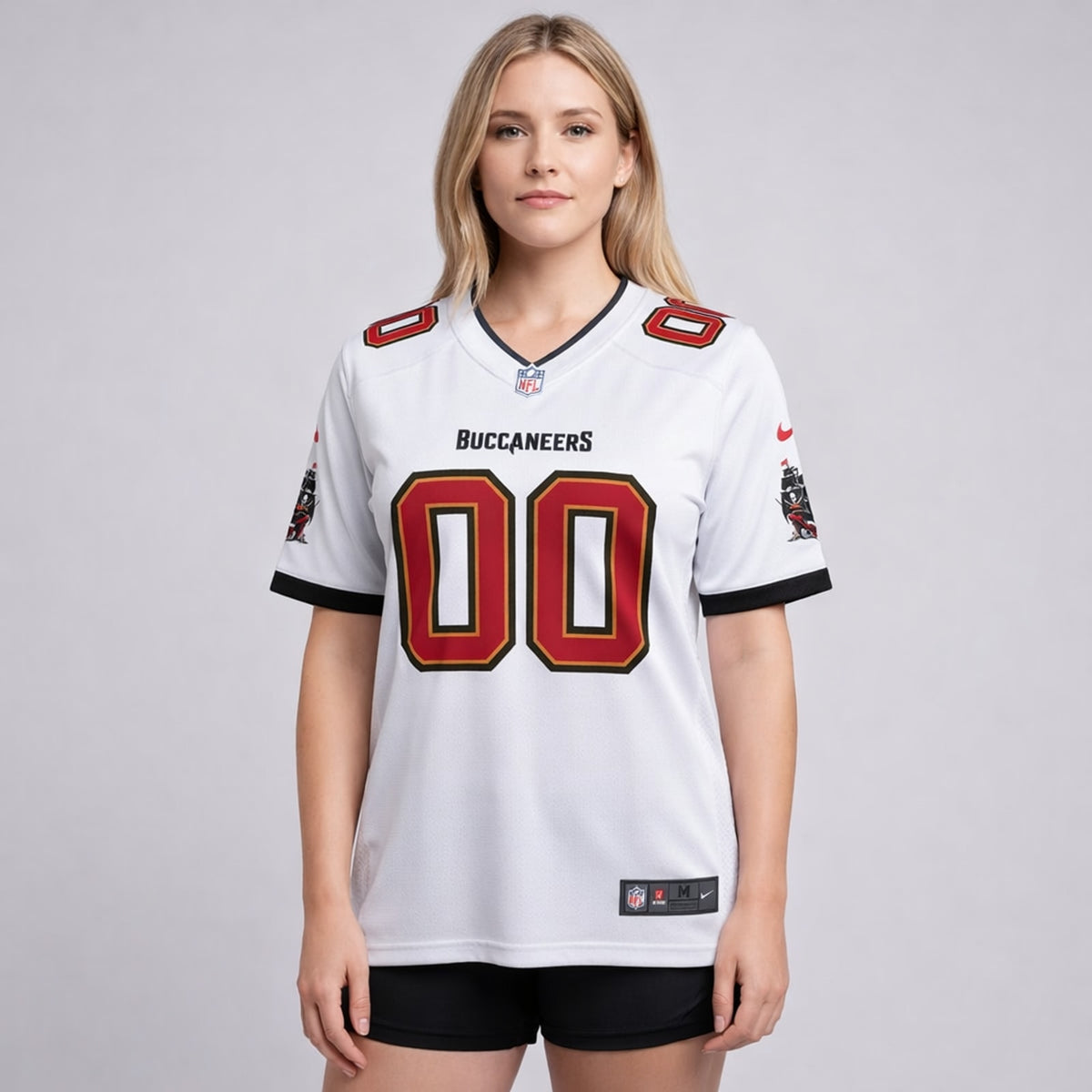 Tampa Bay White Football Jersey – Custom Name and Number - 5