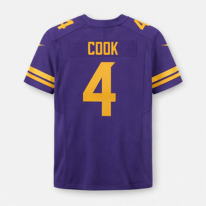 Cook 4 Vikings Football Jersey