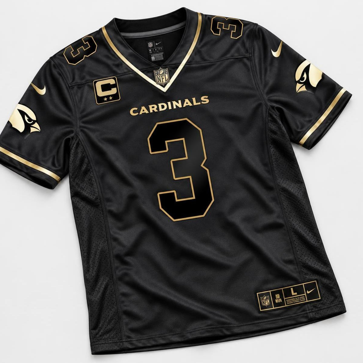 Baker 3 Cardinals Football Jersey - 6
