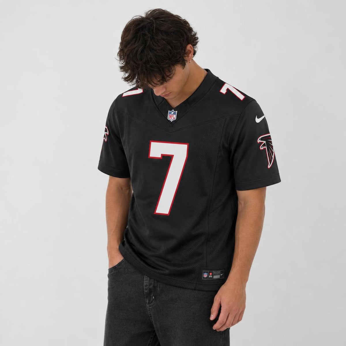 Robinson 7 Black And Red Football Jersey - 3