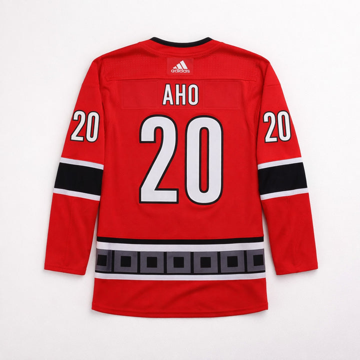 Aho 20 Canes Hockey Jersey
