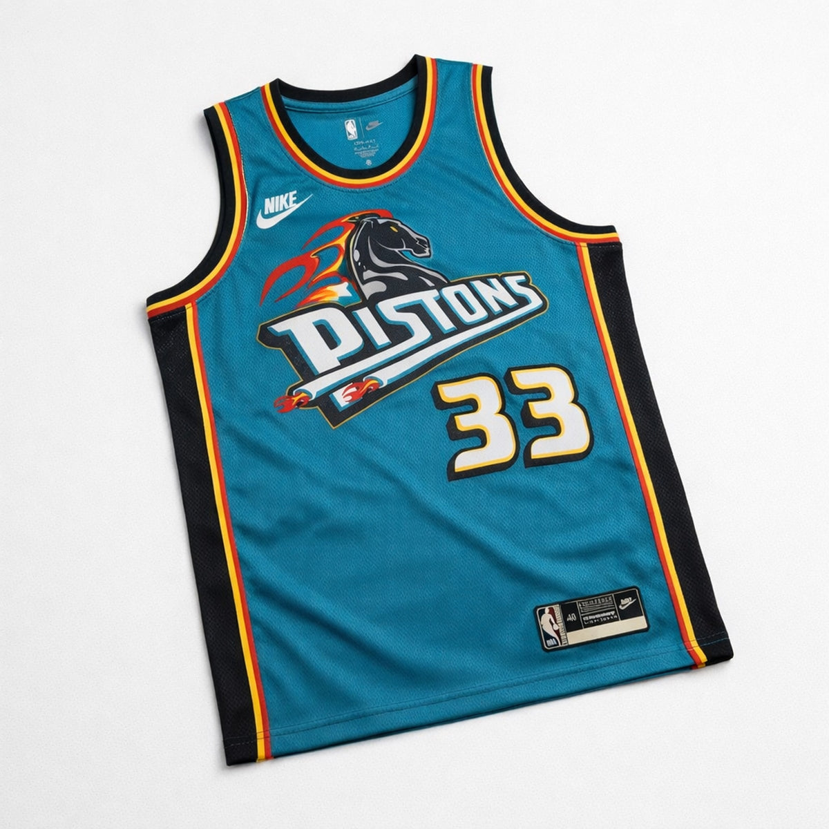 Hill 33 Pistons Basketball Jersey - 3