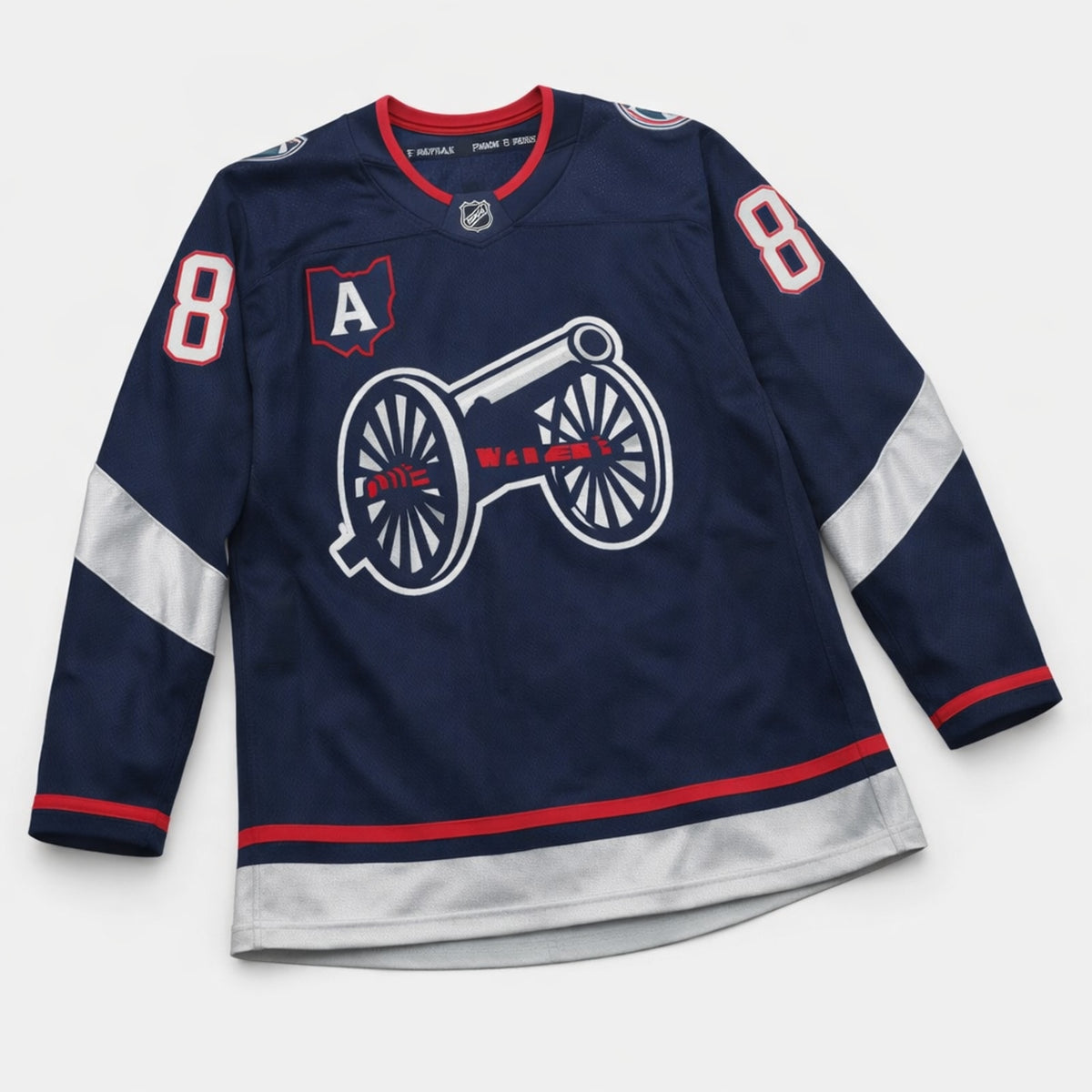 Werenski 8 Columbus Blue Jackets Hockey Jersey - 3