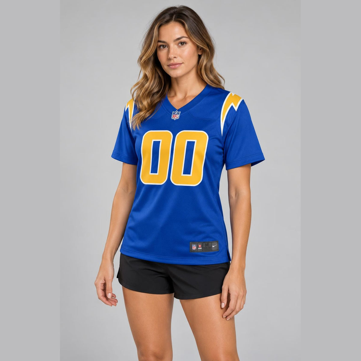 Royal Blue Bolt Football Jersey – Custom Name and Number - 5