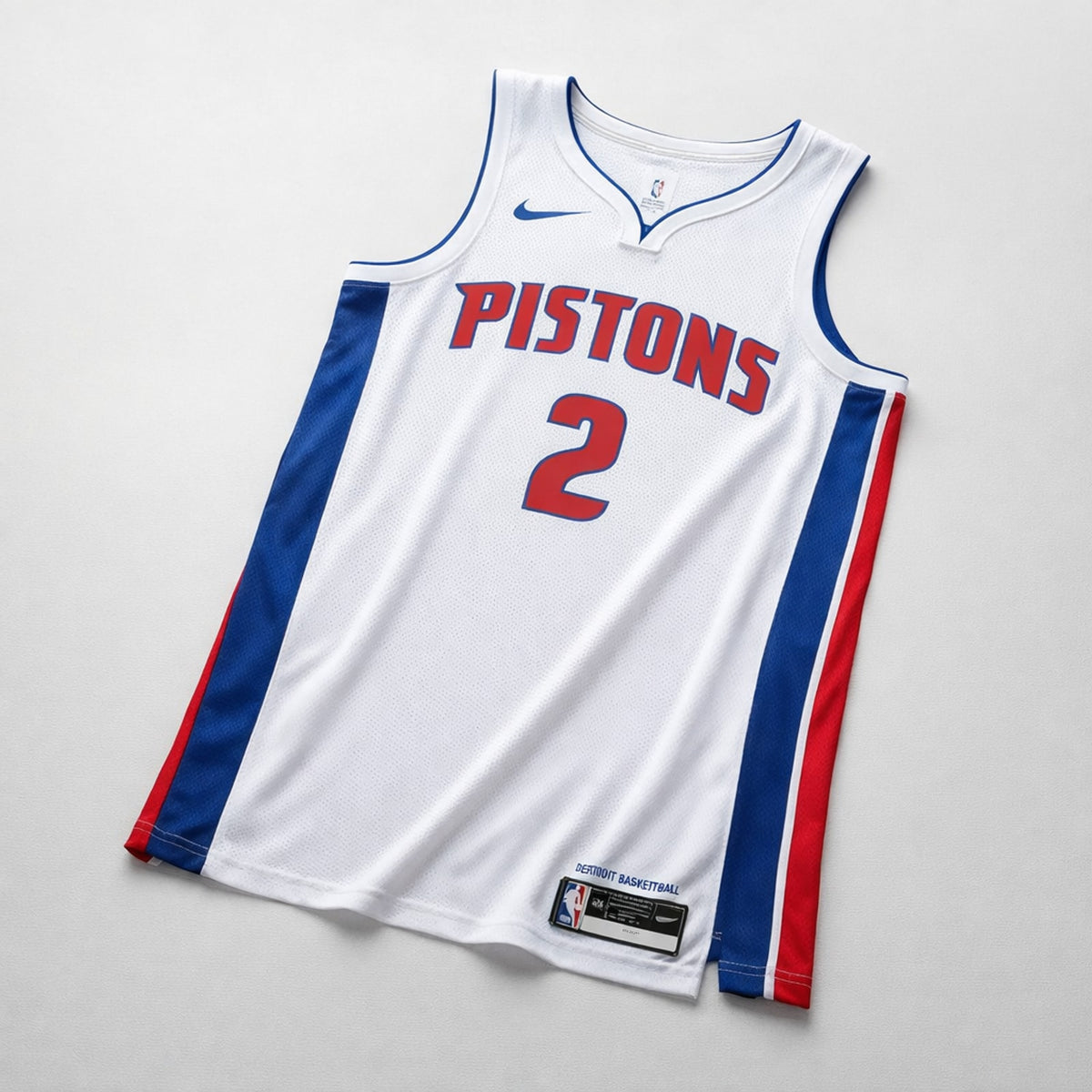 Cunningham 2 Detroit Pistons White Basketball Jersey - 3