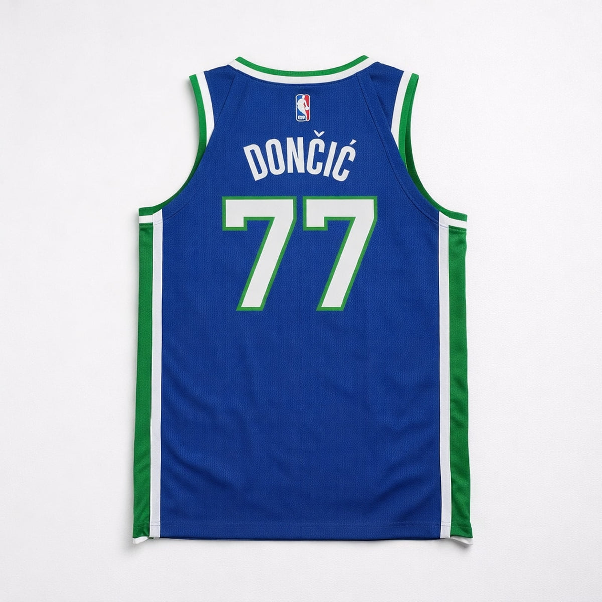 Dončić 77 Dallas Basketball Jersey Blue Green - 2