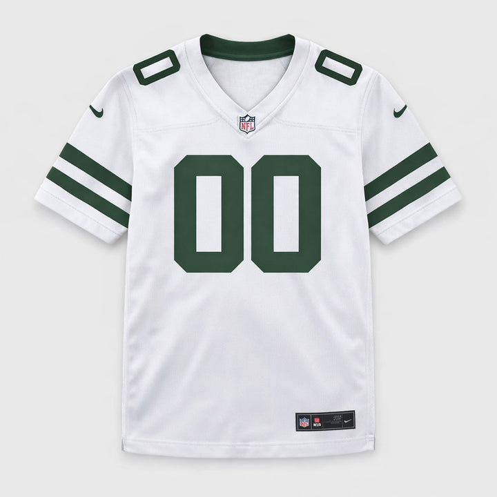 White Green Football Jersey – Custom Name and Number