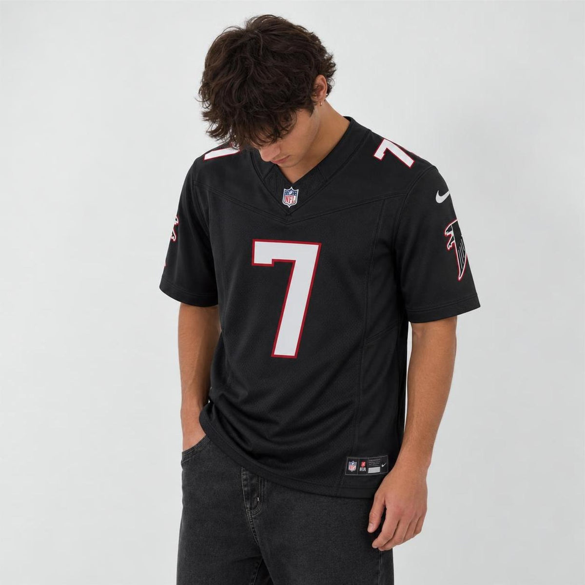 Robinson 7 Black Atlanta Football Jersey - 2