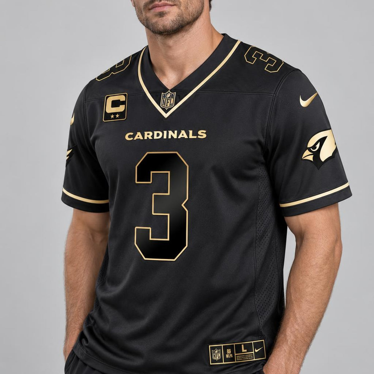 Baker 3 Cardinals Football Jersey - 4