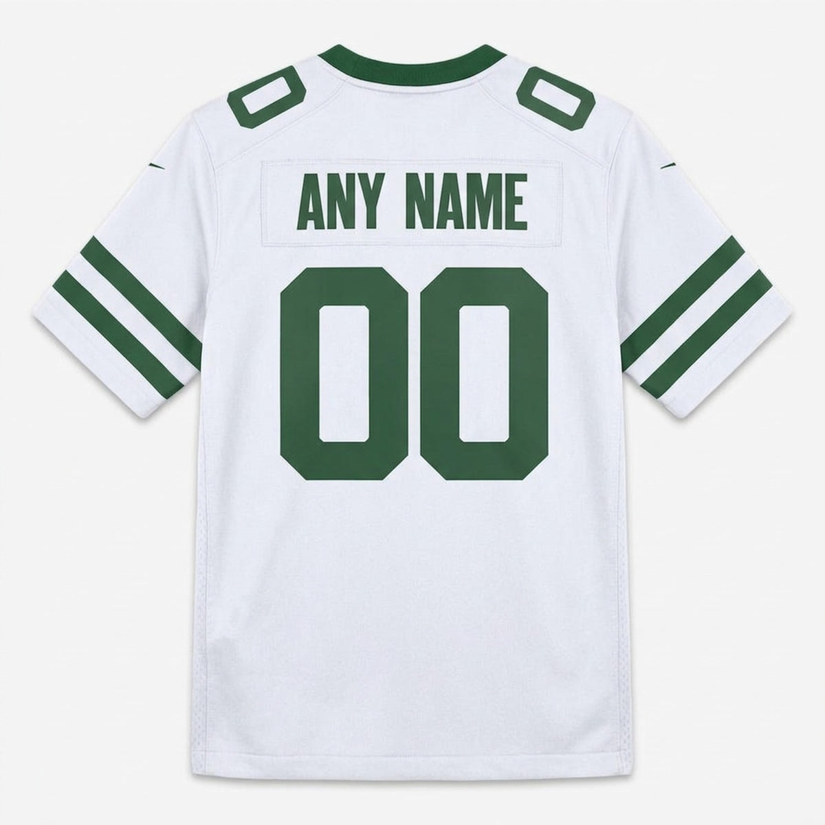 White Green Football Jersey – Custom Name and Number - 2