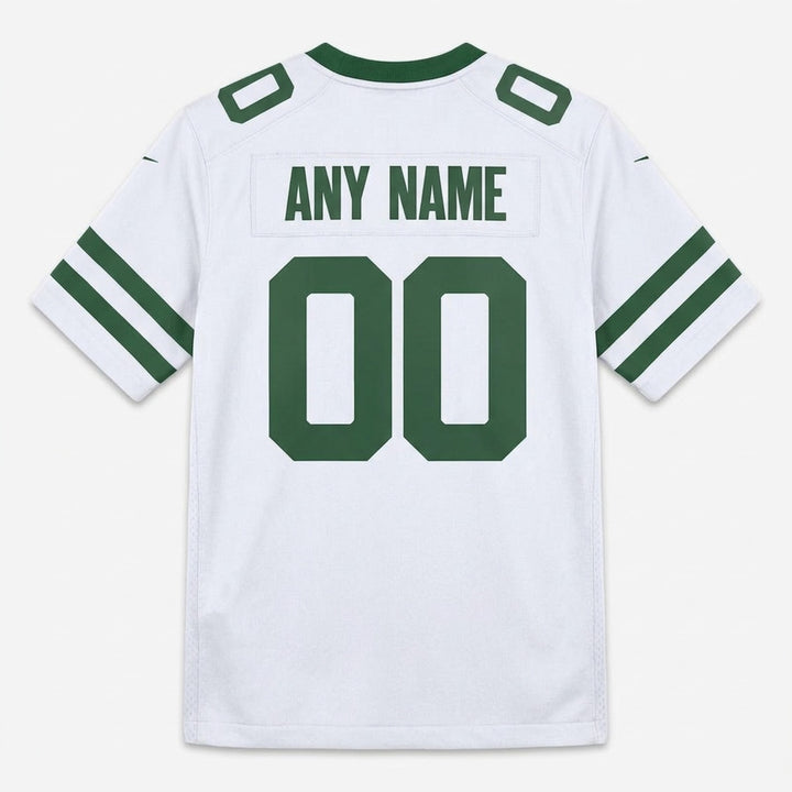 White Green Football Jersey – Custom Name and Number