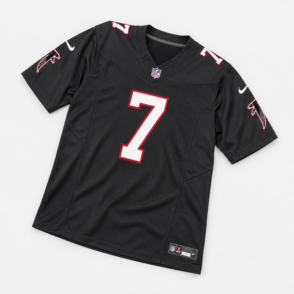 Robinson 7 Atlanta Black Football Jersey - 5
