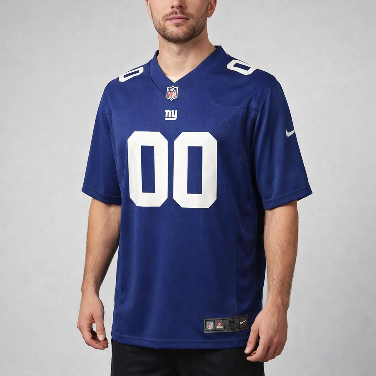 New York Giants Any Name 00 Football Jersey - 4