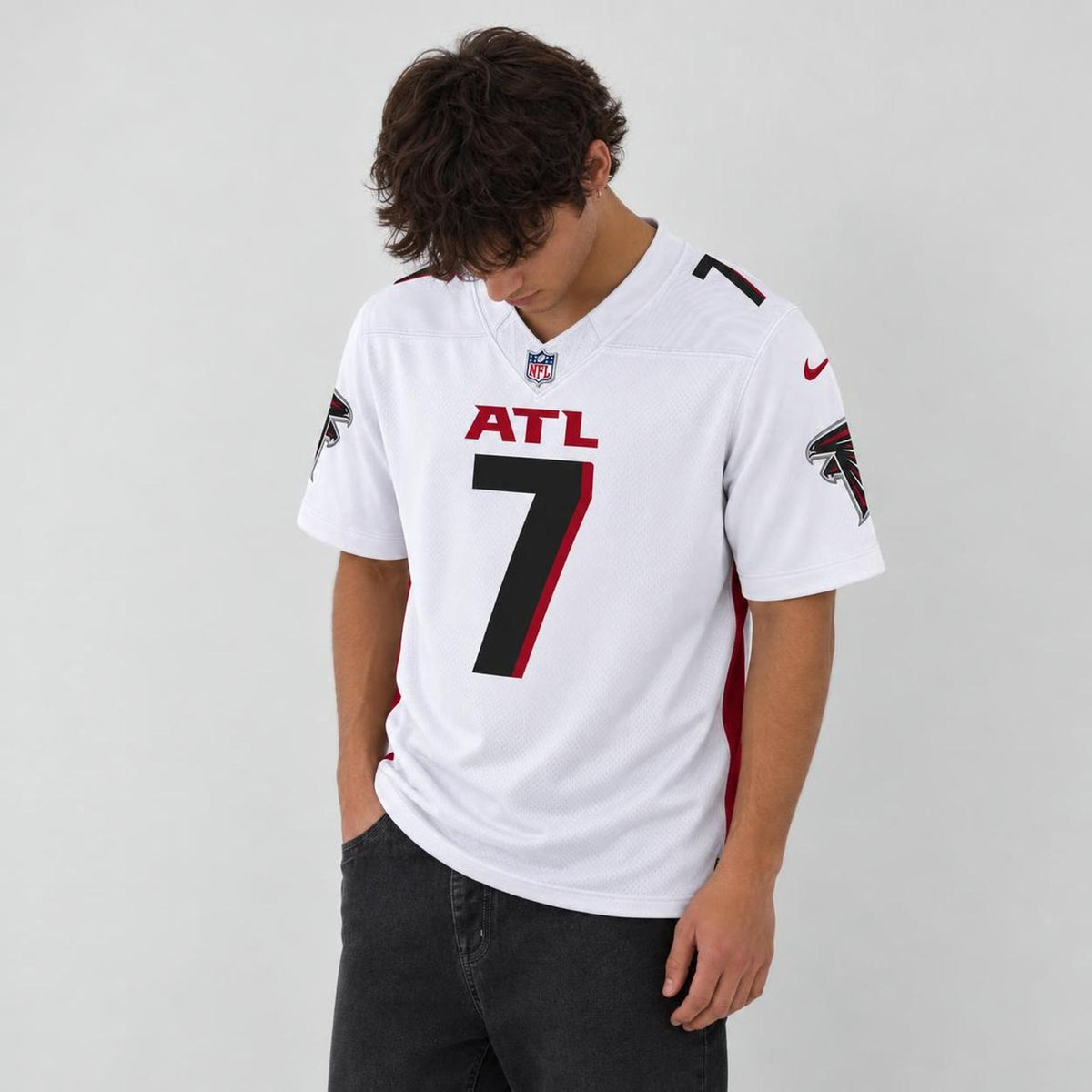 Robinson 7 Atlanta White Football Jersey - 2