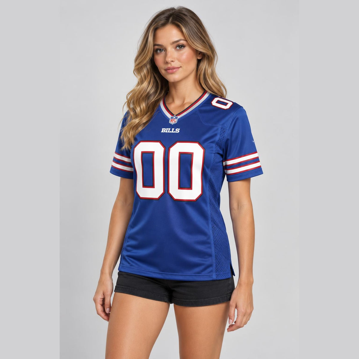 Royal Buffalo Football Jersey - Custom Name and Number - 5