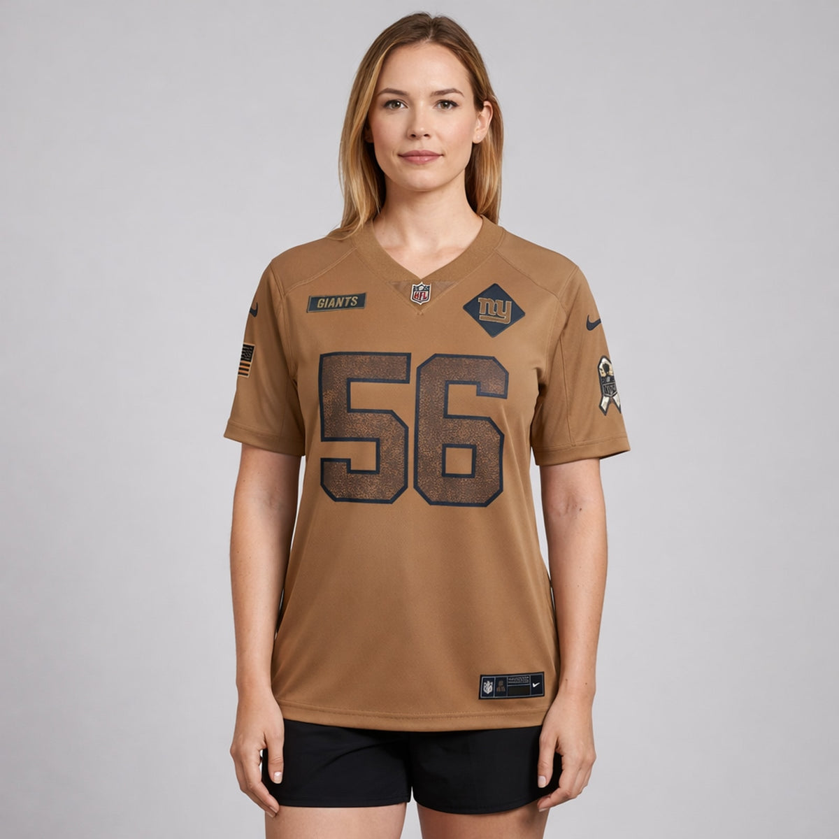 Taylor 56 Giants Football Jersey Salute To Service - 5