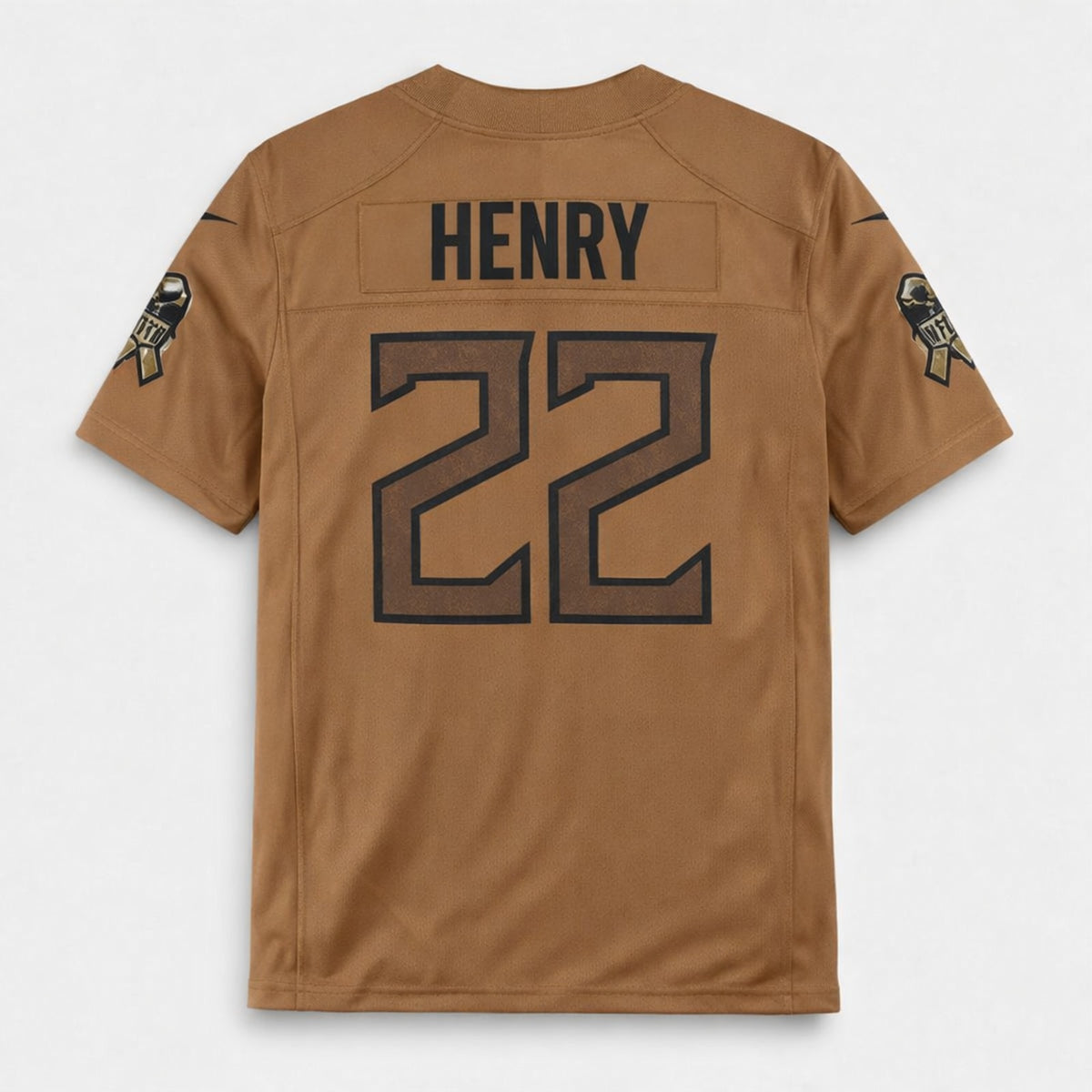 Henry 22 Tennessee Brown Football Jersey - 2