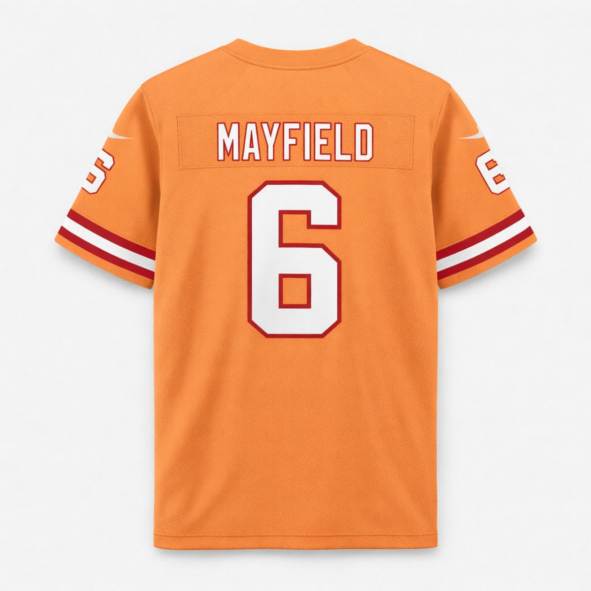 Mayfield 6 Orange Football Jersey - 2