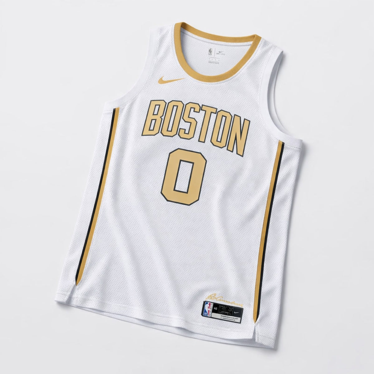 Tatum 0 Boston White Basketball Jersey - 3