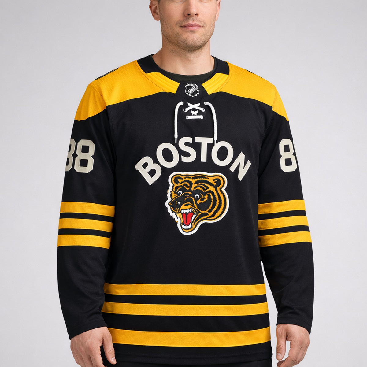 Pastrnak 88 Boston Hockey Jersey - 4
