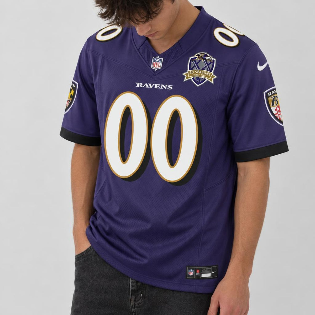 20 Seasons Football Jersey - Custom Name and Number - 4