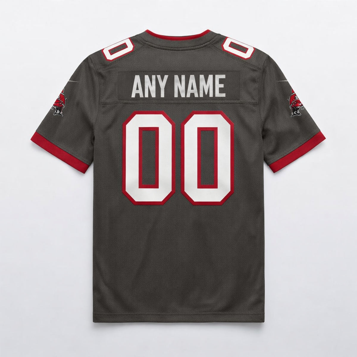 Pewter Tampa Bay Football Jersey – Custom Name and Number - 2