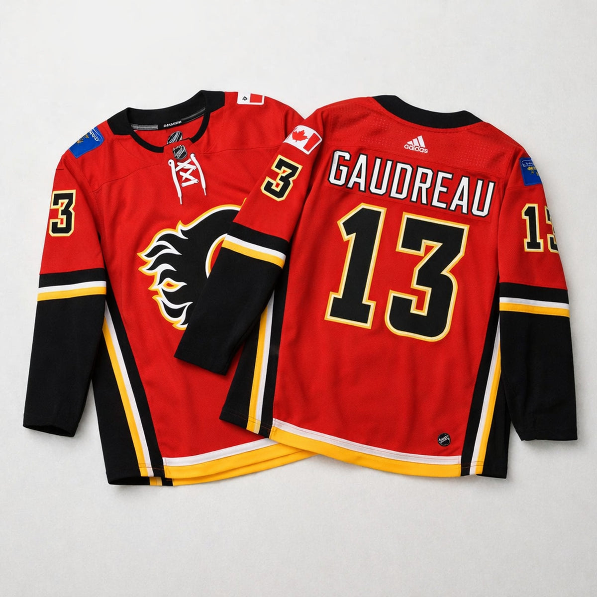 Gaudreau 13 Flames Hockey Jersey - 3