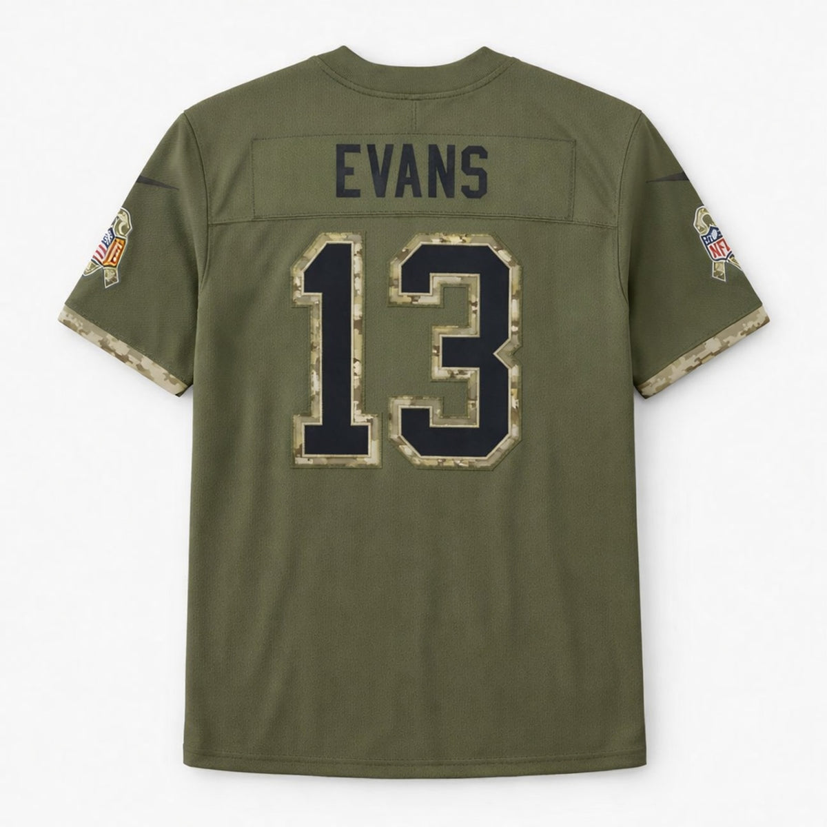 Evans 13 Tampa Bay Olive Football Jersey - 2