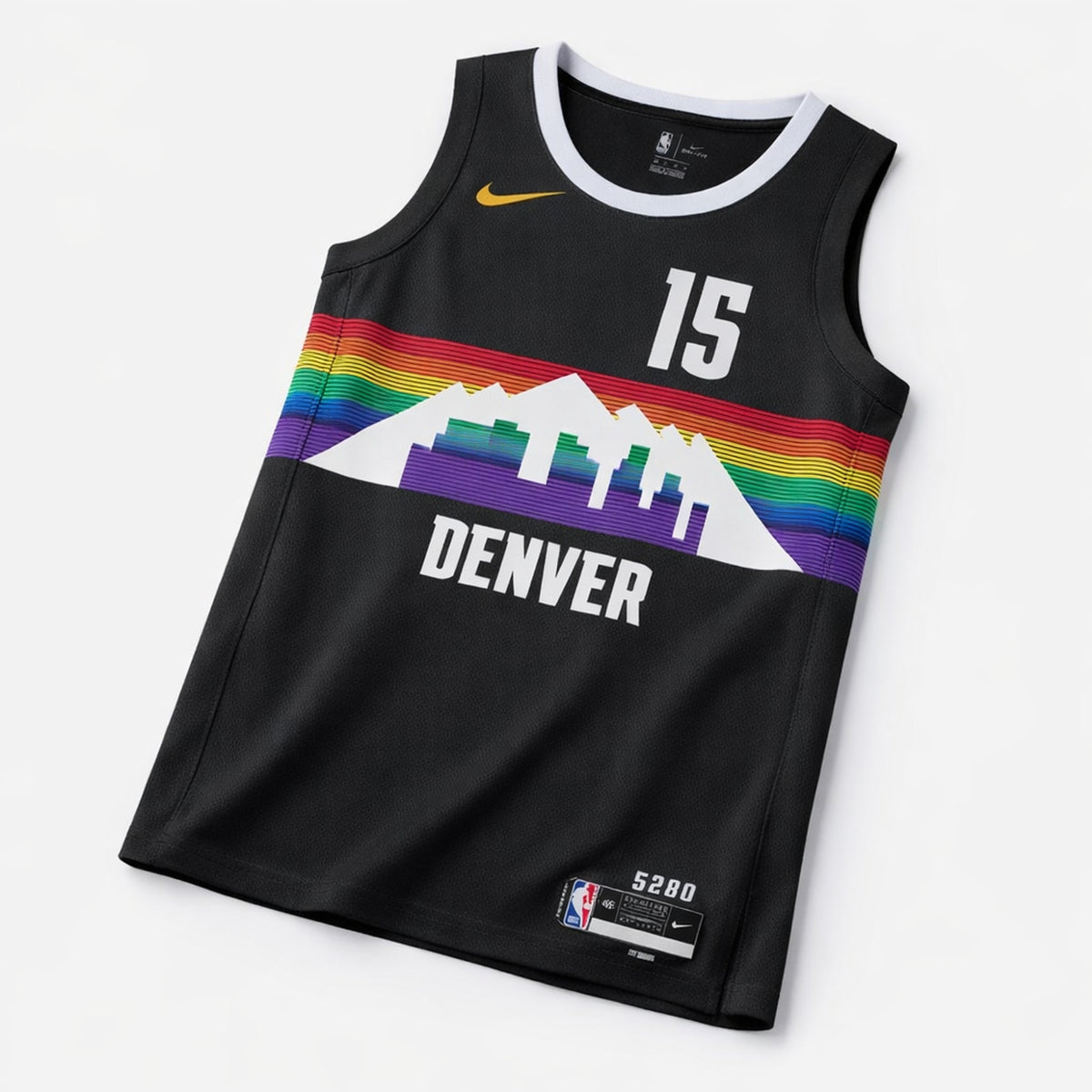 Jokić 15 Denver Basketball Jersey - 3