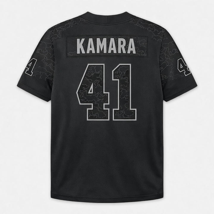 Kamara 41 Saints Football Jersey Black