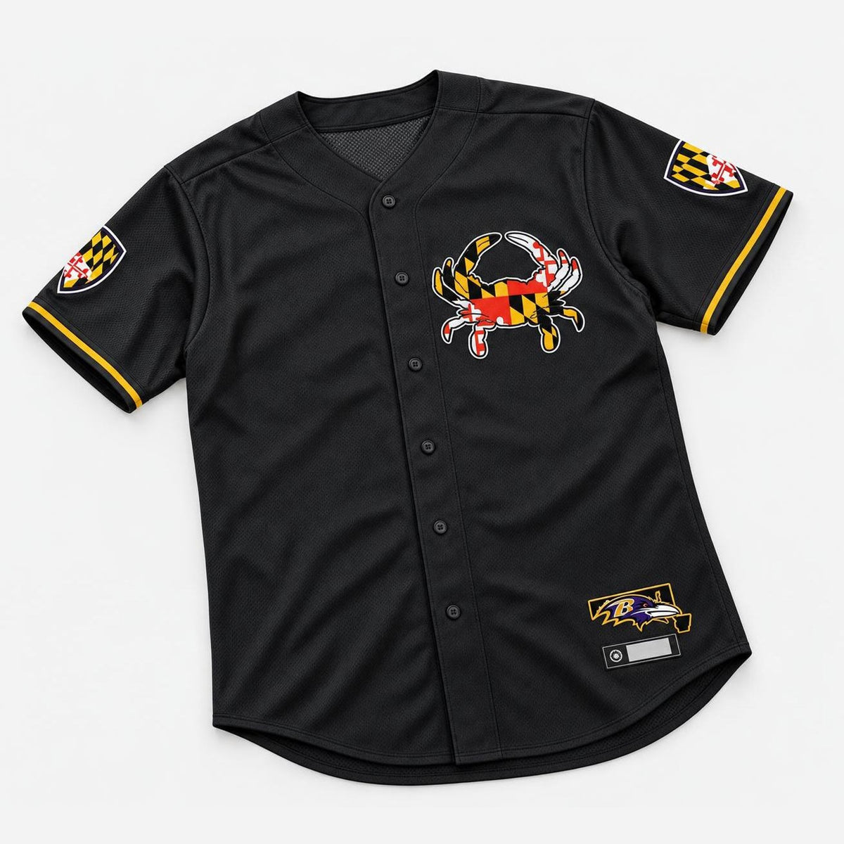 Bird Crest Baseball Jersey - Custom Name and Number - 10