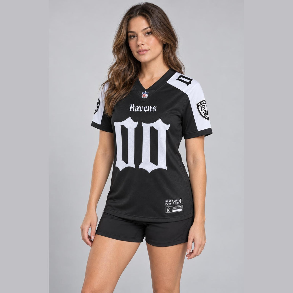 Gothic Bird 00 Football Jersey - Custom Name and Number - 6