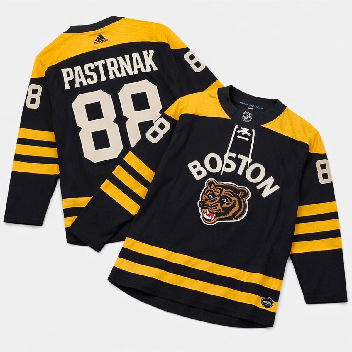 Pastrnak 88 Boston Hockey Jersey - 3