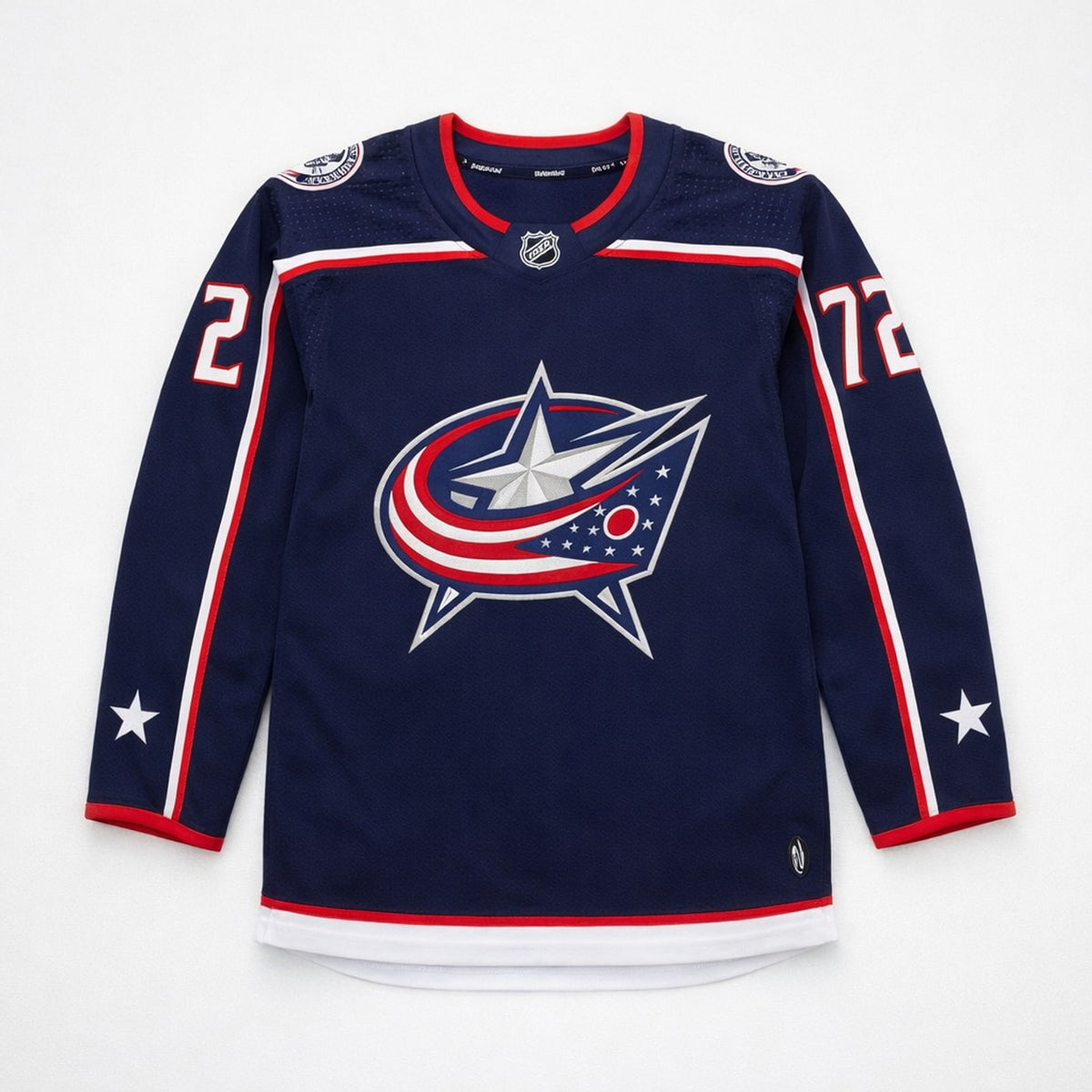 Columbus Blue Jackets Hockey Jersey Custom Team Name and Number - 1