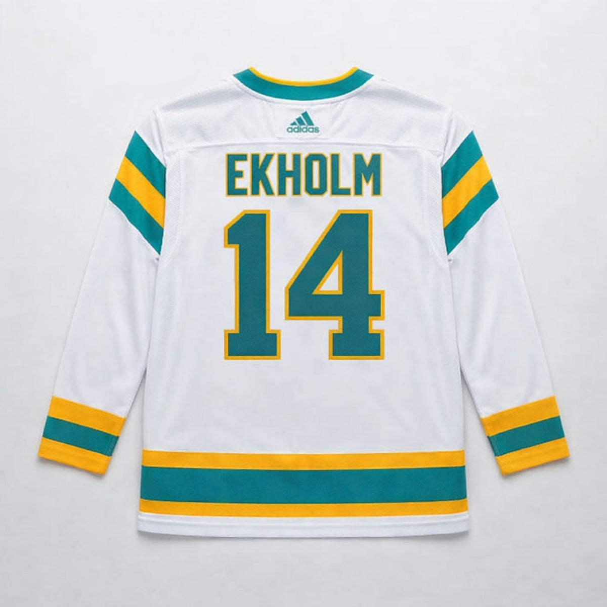 Sharks White Hockey Jersey - 2