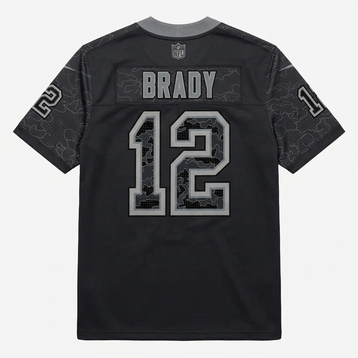 Brady 12 Tampa Bay Black Football Jersey - 2