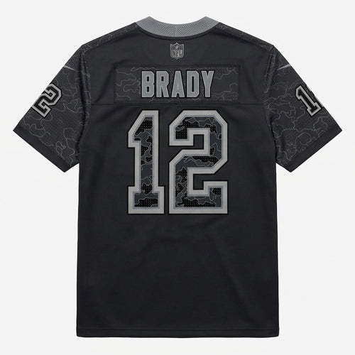 Brady 12 Tampa Bay Black Football Jersey - 2
