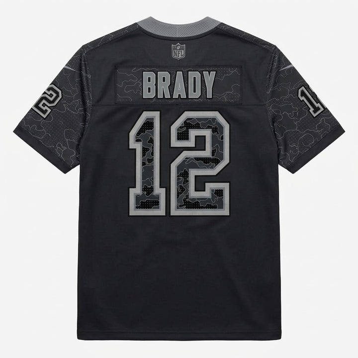 Brady 12 Tampa Bay Black Football Jersey
