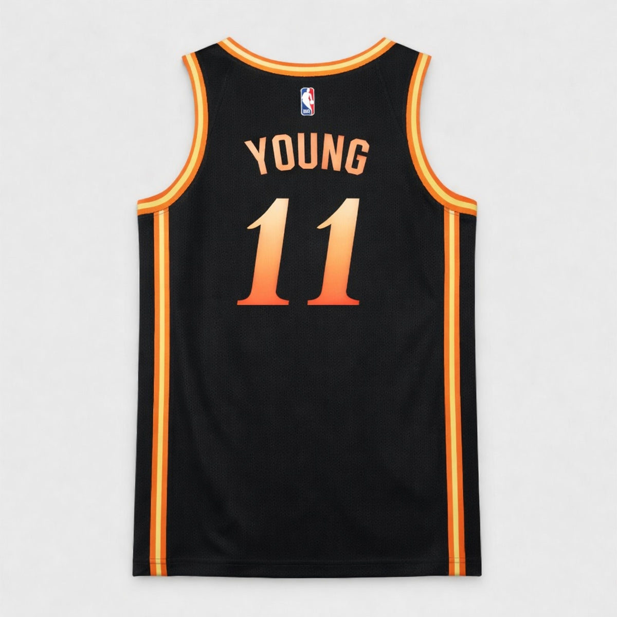 Young 11 Atlanta Black City Basketball Jersey - 2